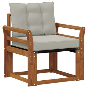 vidaXL Set di divani da esterno Legno di Acacia Massello e Textilene