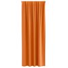 vidaXL Tende Blackout con Anelli 2 pcs Arancione Vivo 260 x 140 cm