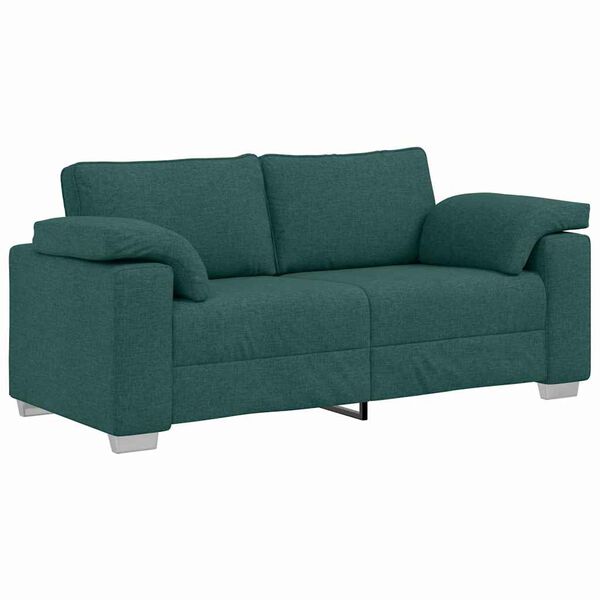 vidaXL Divano Verde Scuro 180 x 77 x 82 cm Tessuto