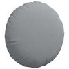 vidaXL Cuscini per Seduta 2 pcs Grigio chiaro Ø80 x 29 cm Tessuto