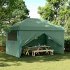 vidaXL Tenda Party Verde 292 x 440 x 315 cm Tessuto Oxford