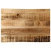 vidaXL Piano Tavolo Bordi Vivi 50x40x2,5cm Legno Massello Mango Grezzo