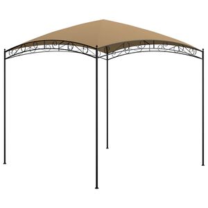 vidaXL Gazebo 3x3x2,65 m Grigio Talpa 180 g/m&sup2;