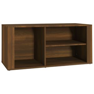 vidaXL Scarpiera Rovere Marrone 100x35x45 cm in Legno Multistrato