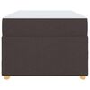 vidaXL Struttura del letto Marrone Scuro 100 x 200 cm Tessuto