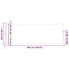 vidaXL Tenda da Sole Laterale Retrattile 160 x 500 cm Crema