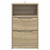 vidaXL Comodini 2 pcs Rovere Sonoma 40 x 30 x 467 cm Legno multistrato