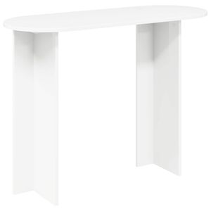 vidaXL Tavolo consolle Bianco 100 x 39,5 x 75 cm Legno ingegnerizzato