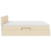 vidaXL Letto con Contenitore Crema 180 x 200 cm Pelle Sintetica
