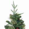 vidaXL Albero di Natale Artificiale con Rami Pieghevoli Verde 150 cm