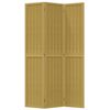 vidaXL Divisorio Ambienti 3 Pannelli Marrone Scuro Massello Paulownia