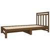 vidaXL Dormeuse Estraibile Ambra 2x(90x190) cm Legno Massello di Pino