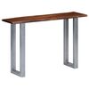 vidaXL Tavolo Consolle 115x35x76 cm Legno Massello e Ferro