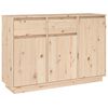 vidaXL Credenza 110x34x75 cm in Legno Massello di Pino