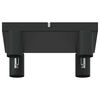 vidaXL Faretto da soffitto Nero 26.5 x 26 x 11.5 cm Acciaio