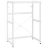 vidaXL Struttura per Lavabo da Bagno Bianca 59x38x83 cm in Ferro