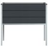 vidaXL Fioriera Antracite 100 x 45 x 90 cm Acciaio zincato