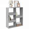 vidaXL Libreria/Divisorio Grigio Sonoma 100x33x115 cm