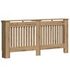 vidaXL Copertura per radiatori Rovere Artigianale 172 x 19 x 81,5 cm