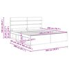 vidaXL Struttura del letto Calcestruzzo 200 x 200 cm Pino massello