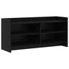 vidaXL Mobile TV 100 x 33 x 47 cm Rovere Nero Legno ingegnerizzato