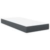 vidaXL Materasso da Letto con materasso Grigio 100 x 200 cm Tessuto