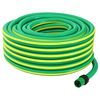 vidaXL Tubo da Giardino 5-Ply Verde e Giallo 12 mm PVC