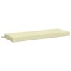 vidaXL Cuscino per panchina SOEST 100% Poliestere Crema
