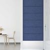 vidaXL Pannelli Murali 12 pz Blu 90x30 cm in Tessuto 3,24 m&sup2;