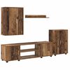 vidaXL Set mobile TV Legno vecchio Legno ingegnerizzato