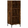 vidaXL Credenza Rovere Fumo 34,5x32,5x180 cm in Legno Multistrato