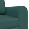 vidaXL Divano letto Verde scuro 148 x 71 x 83 cm Tessuto