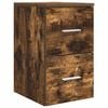 vidaXL Armadio Bagno In-between Rovere Fumo 30 x 41 x 50 cm