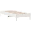 vidaXL Letto senza Materasso Bianco 90x190 cm in Legno Massello Pino