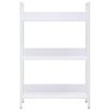 vidaXL Scaffale Libri 3 Ripiani Bianco 60x27,6x90,5 Legno Multistrato