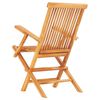 vidaXL Set da Pranzo da Giardino 7 pz Pieghevole in Massello di Teak