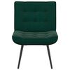 vidaXL Sedia Relax 64x74x84 cm Verde Scuro in Velluto