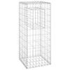 vidaXL Cesto a Gabbione a Torre 40x40x100 cm in Ferro