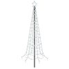 vidaXL Albero di Natale a spirale LED con picchetto EKENAS 180 cm
