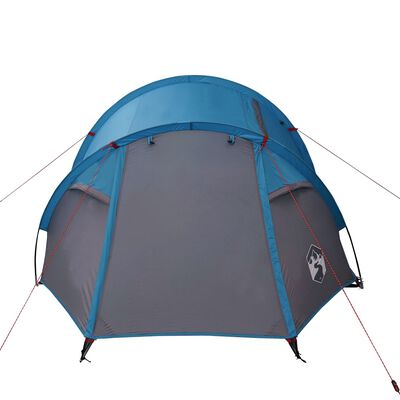 vidaXL Tenda da Campeggio per 2 Persone Blu Impermeabile