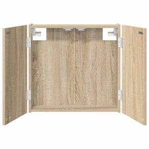 vidaXL Armadio per Dartboard Rovere Sonoma 56 x 12 x 53,5 cm