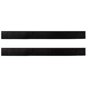 vidaXL Spazzole per porte autoadesive 2 pcs Marrone 100 cm