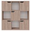 vidaXL Libreria Grigio Sonoma 88,5x27,5x88 cm in Legno Multistrato