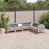 vidaXL Set Divani da Giardino 6 pz in Legno Massello Abete Douglas