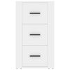 vidaXL Credenza Bianca 40x33x70 cm in Legno Multistrato