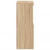 vidaXL Credenza con Luci LED Rovere Sonoma 41x37x100 cm