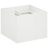 vidaXL Vaso da giardino Bianco 80 x 80 x 60 cm