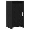 vidaXL Credenza Rovere Nero 40 x 36 x 80 cm Legno ingegnerizzato