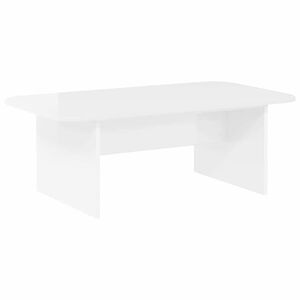 vidaXL Tavolino da salotto Bianco Lucido 93 x 53 x 33 cm
