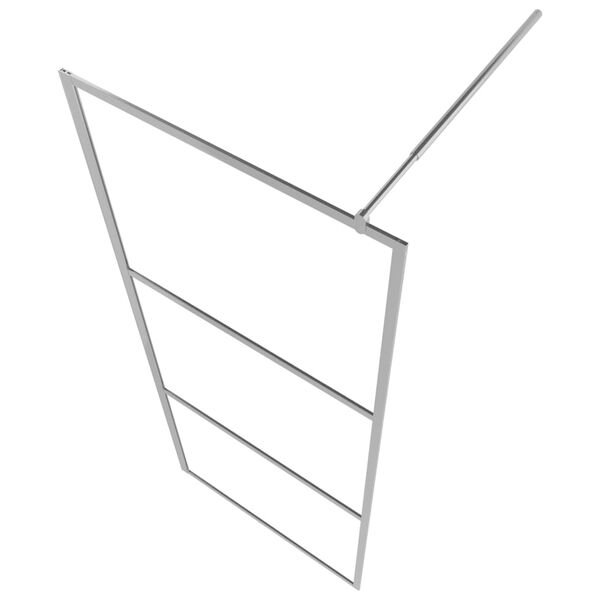 vidaXL Parete per Doccia Walk-in Vetro Semi Smerigliato ESG 80x195 cm